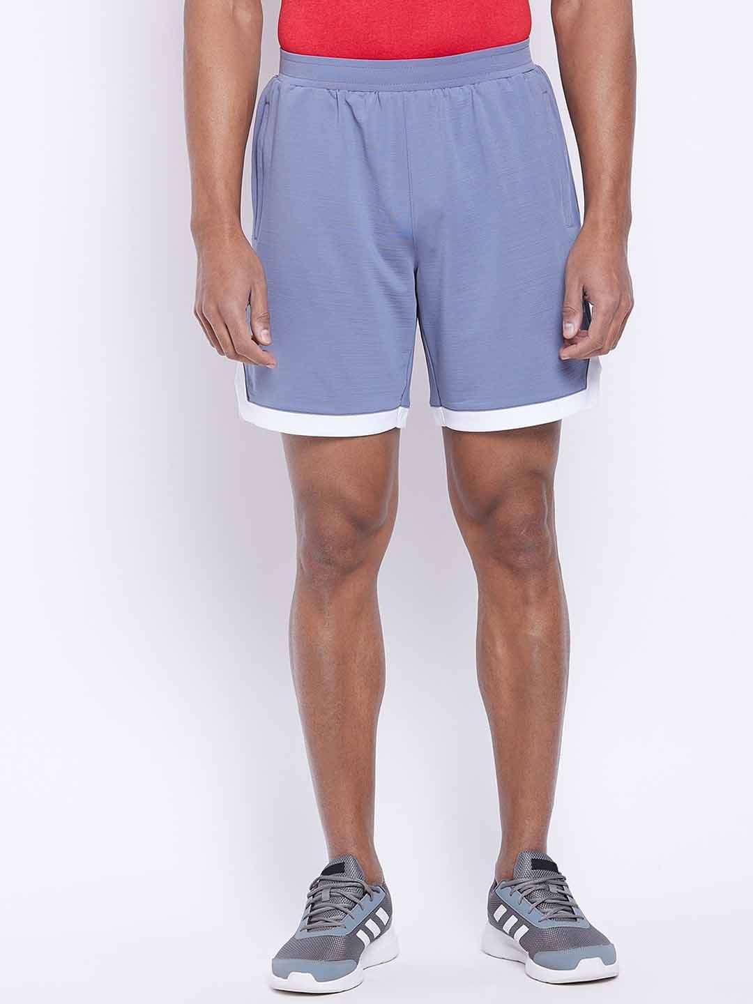 

UNPAR Men Silver Coloured Outdoor Sports Shorts