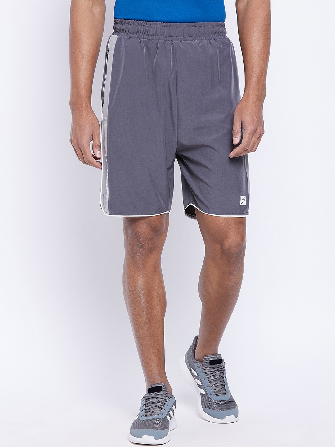 

UNPAR Men Grey Training or Gym Sports Shorts