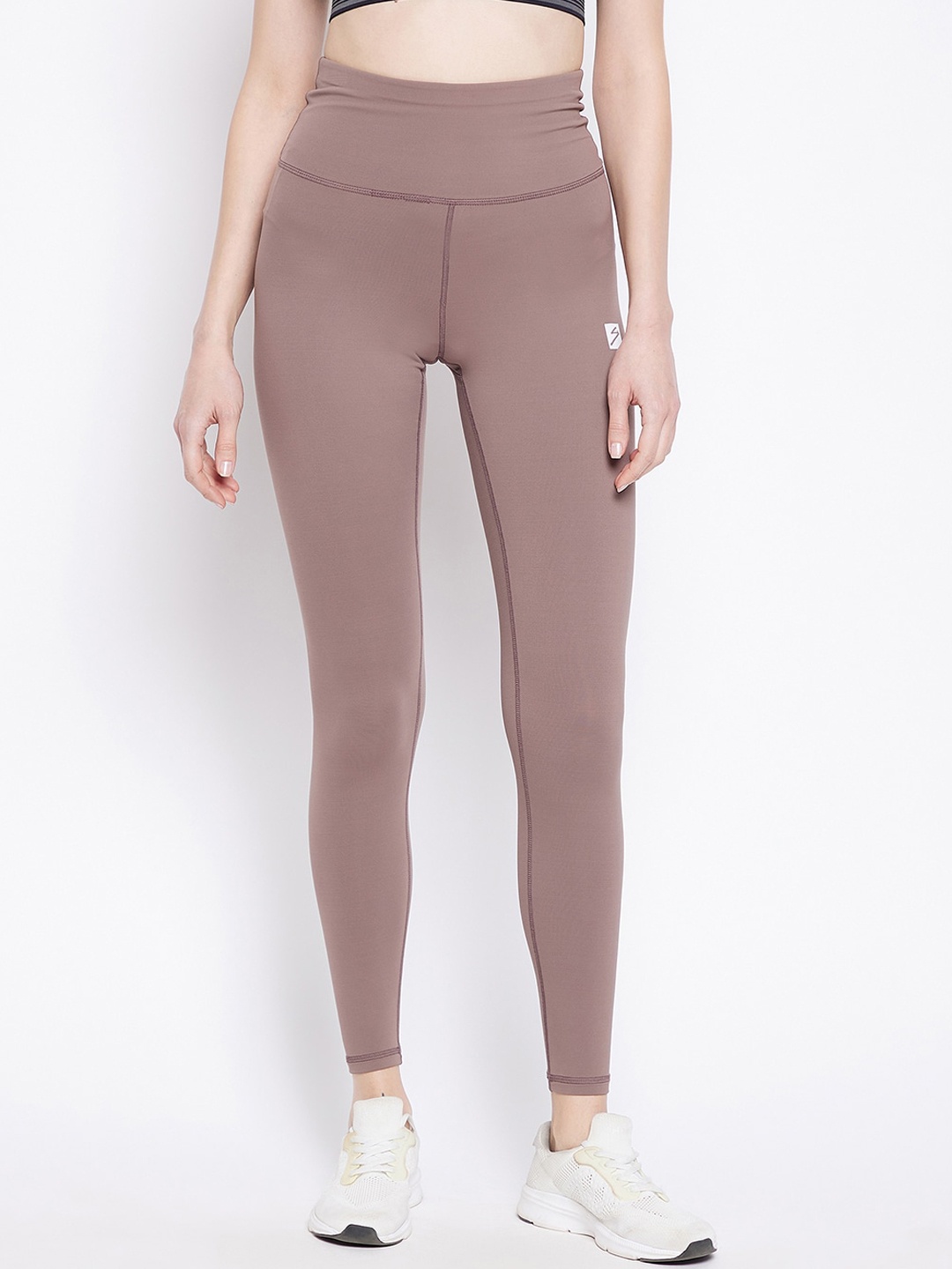 

UNPAR Women Brown Solid Cotton Tights