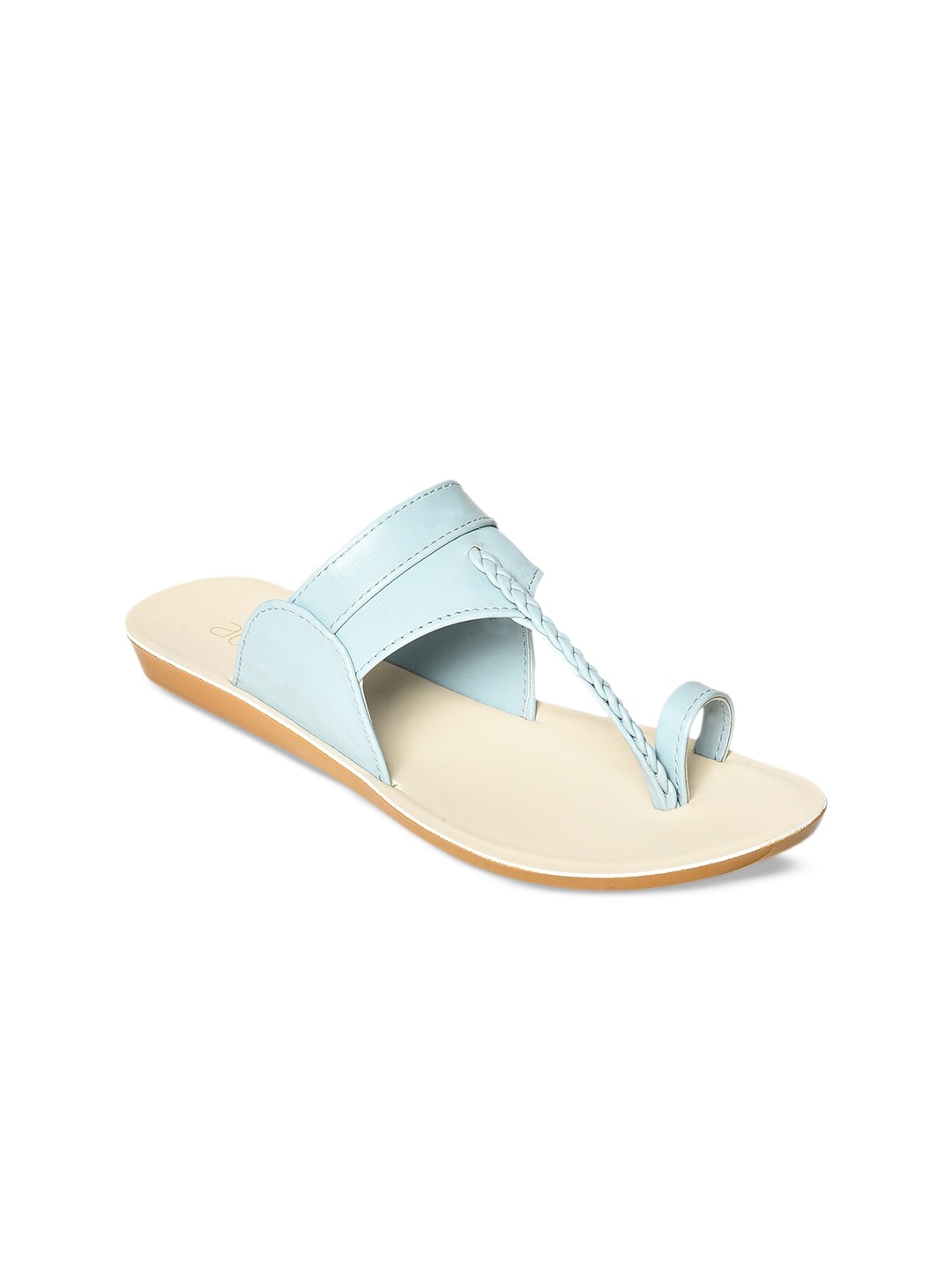 

AURELIA Women Blue T-Strap Flats