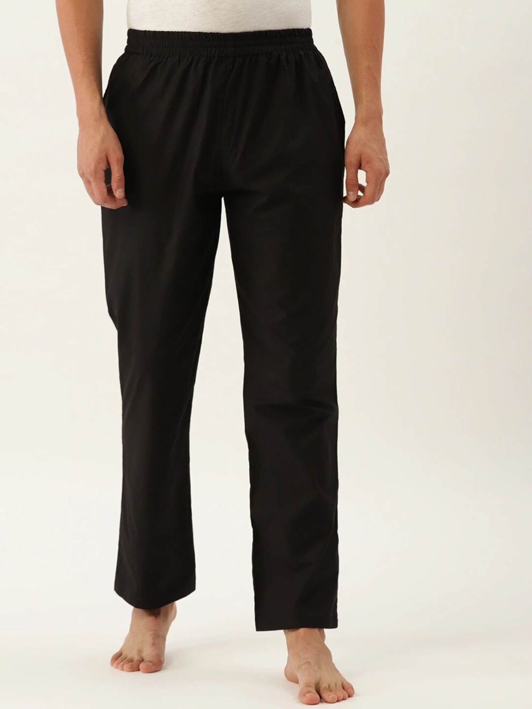 

Molly & Michel Men Pure Cotton Lounge Pants, Black
