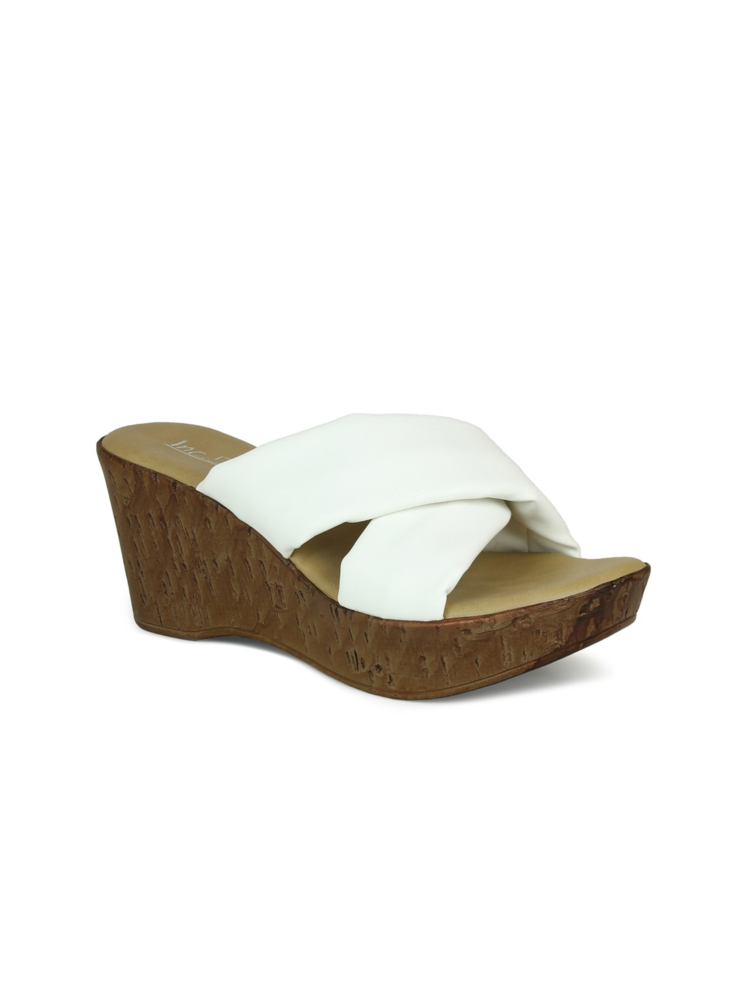 

Inc 5 Women White Wedge Heels
