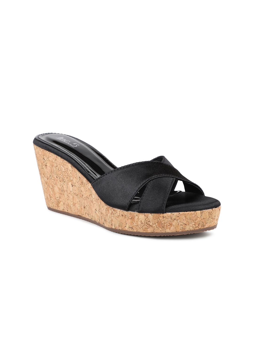 Inc 5 Women Black Wedge Heels