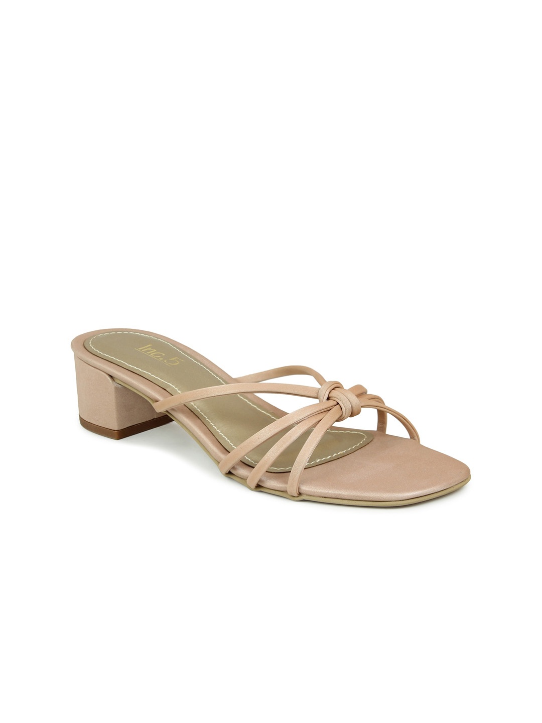 

Inc 5 Women Peach-Coloured Block Heels