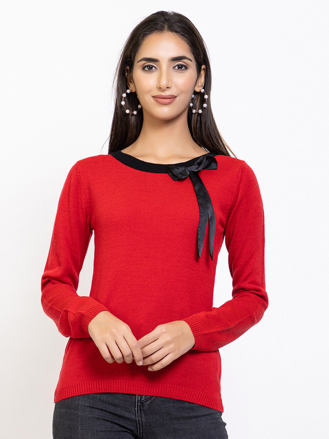 

Species Women Red Acrylic Pullover