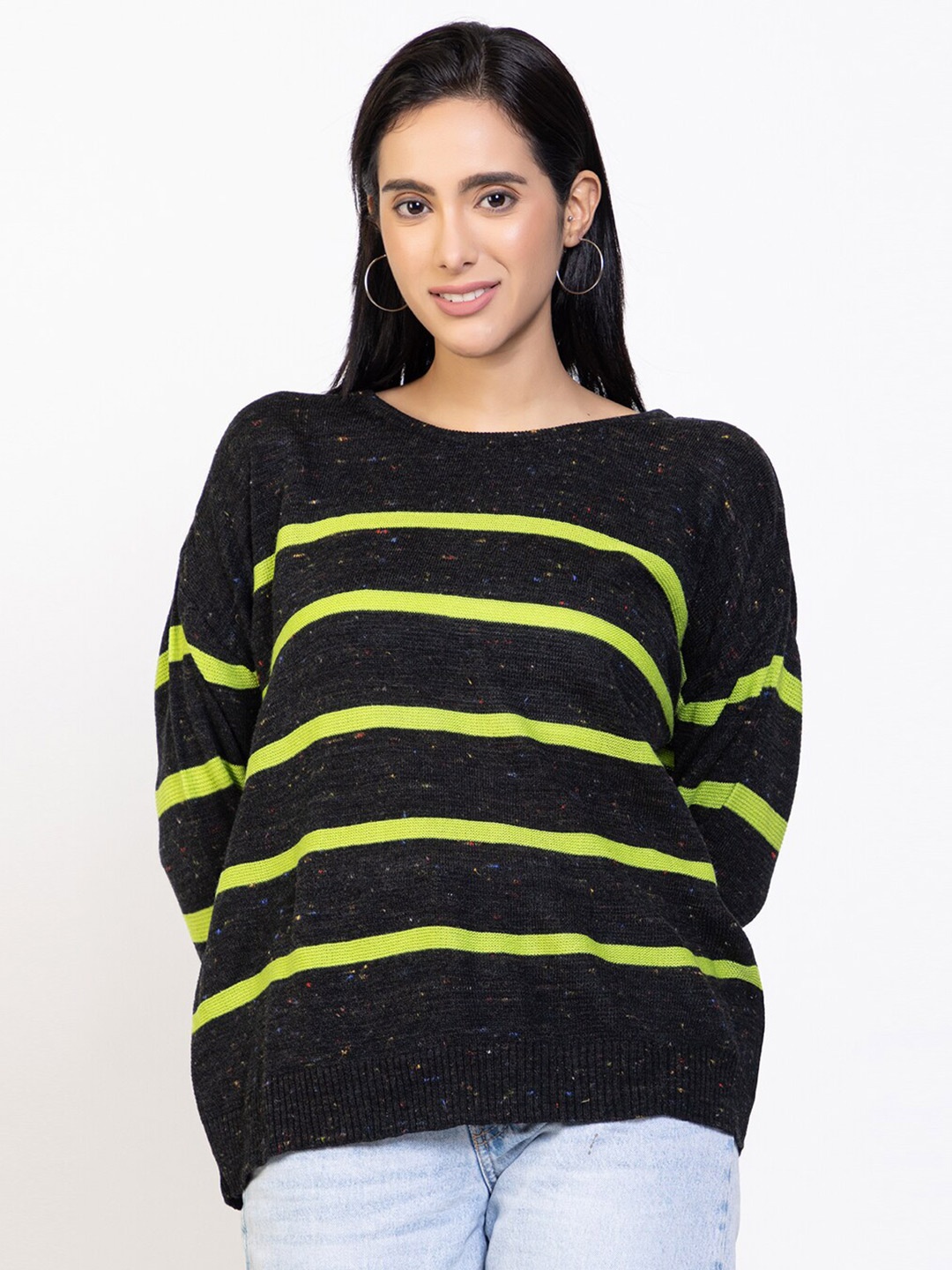 

Species Women Black & Yellow Striped Pullover