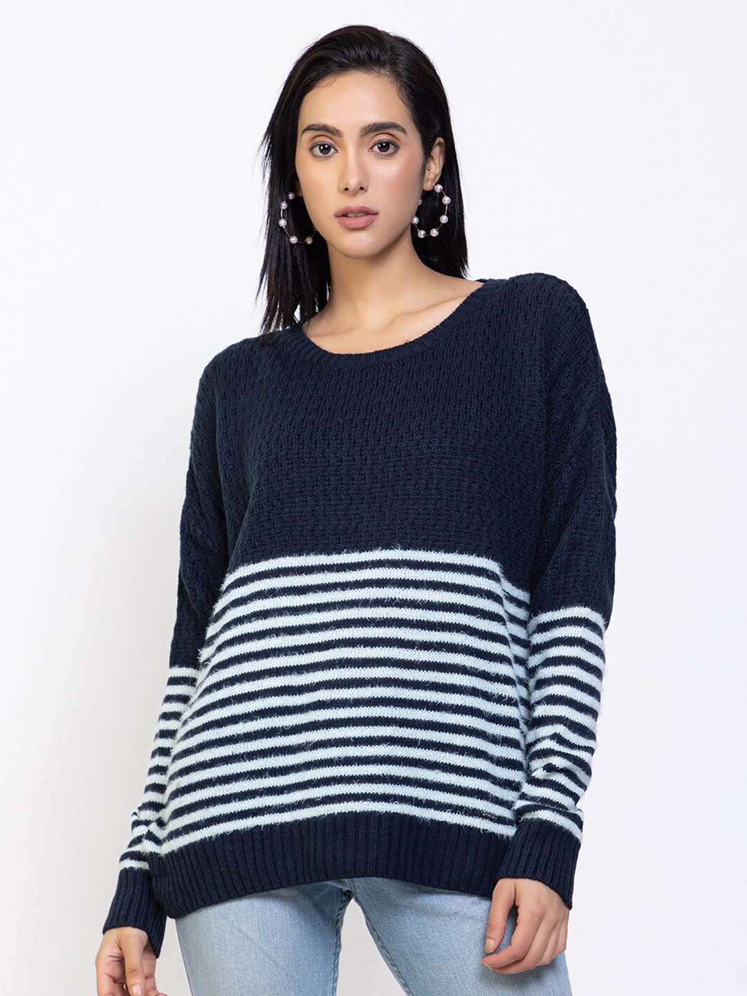 

Species Women Blue & White Striped Striped Pullover