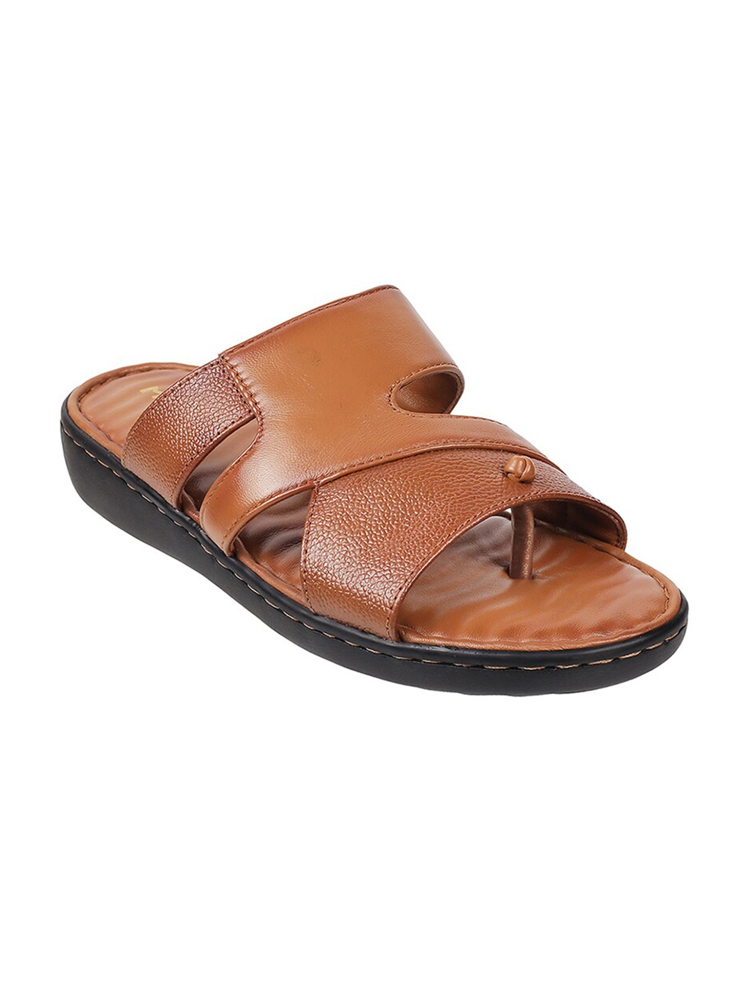 

Mochi Men Tan Leather Comfort Sandals