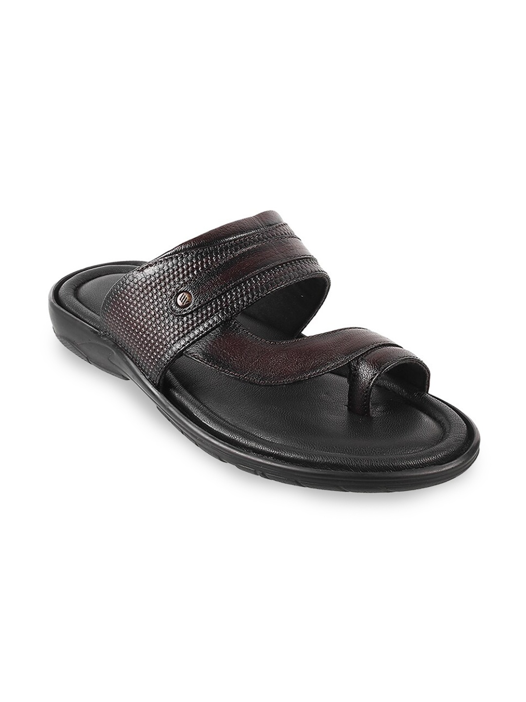 

WALKWAY by Metro Men Brown & Black Comfort Sandals