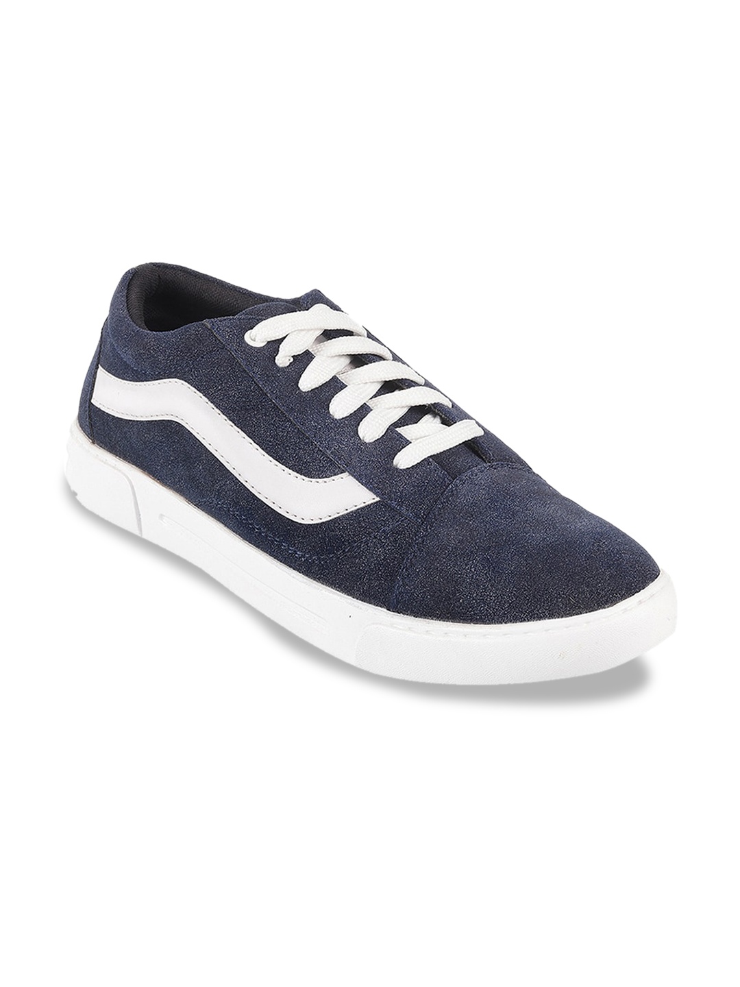 

WALKWAY by Metro Men Blue Woven Design Sneakers