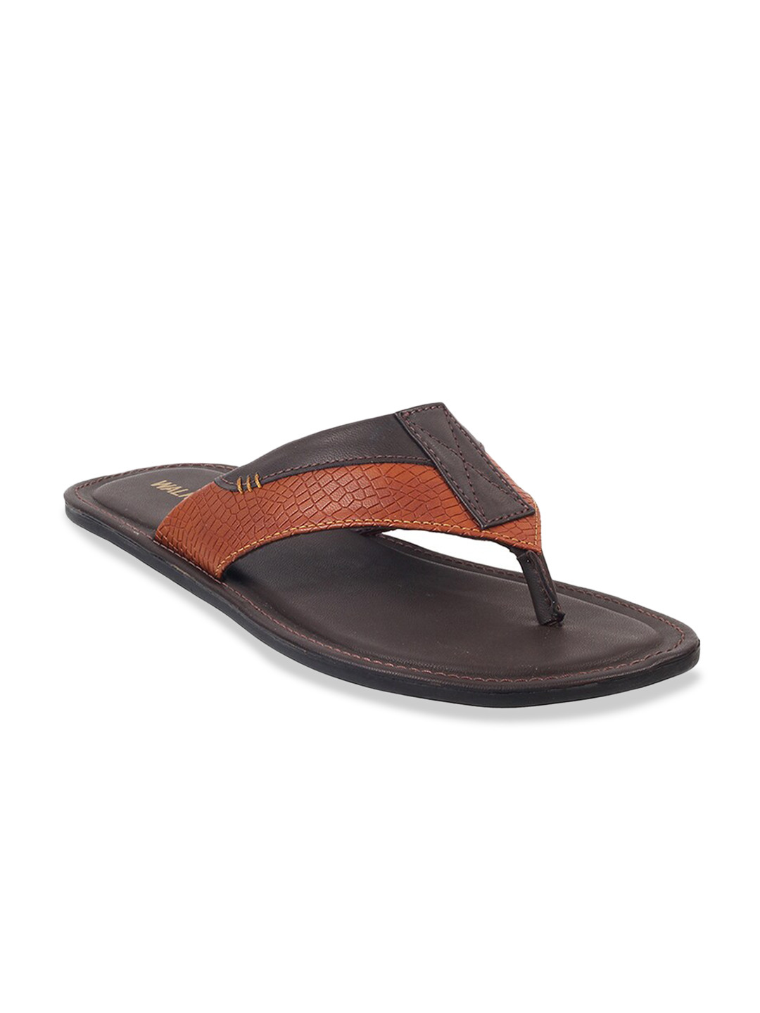 

WALKWAY by Metro Men Brown Comfort Sandals