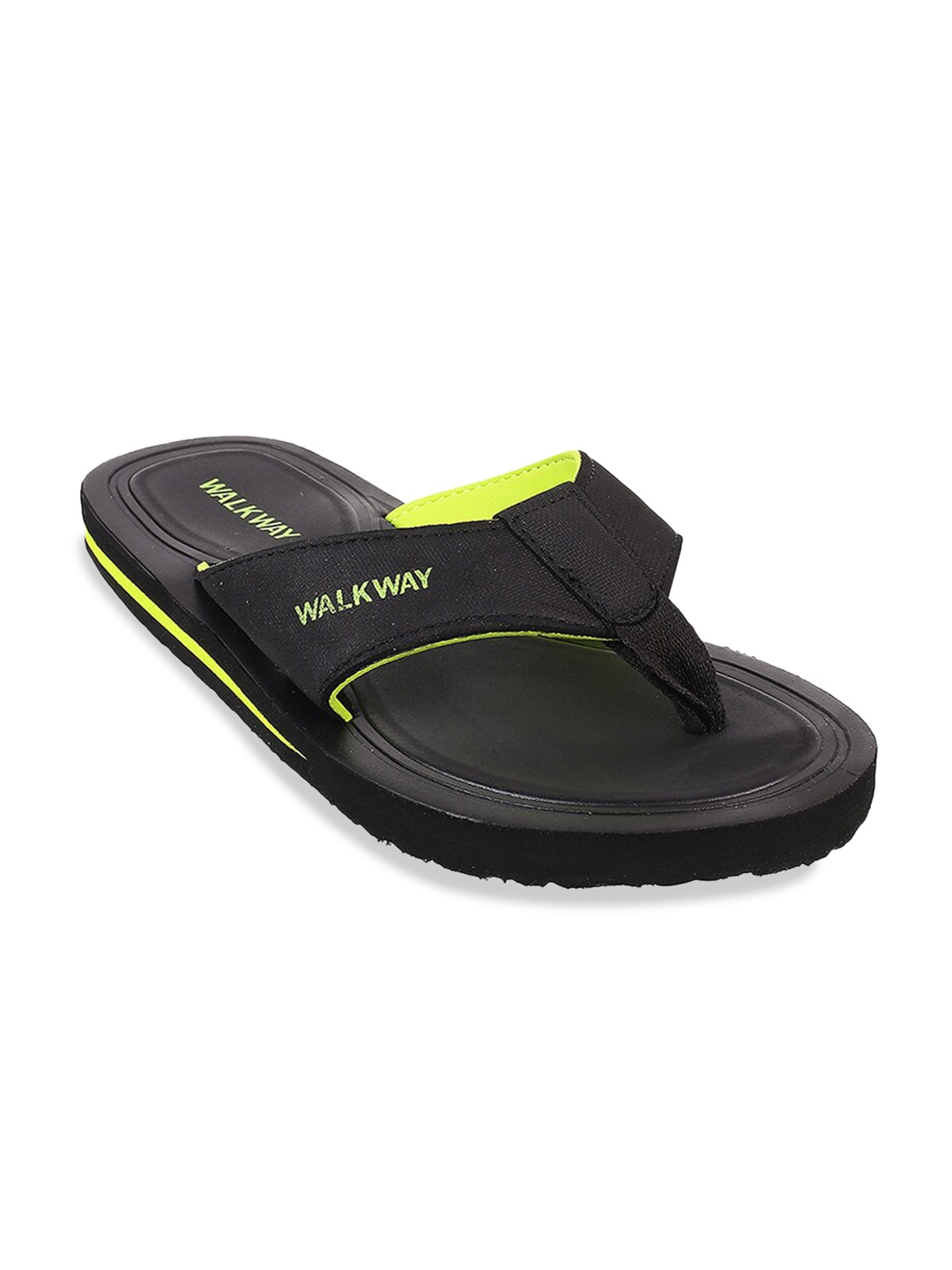 

WALKWAY by Metro Men Black Thong Flip-Flops