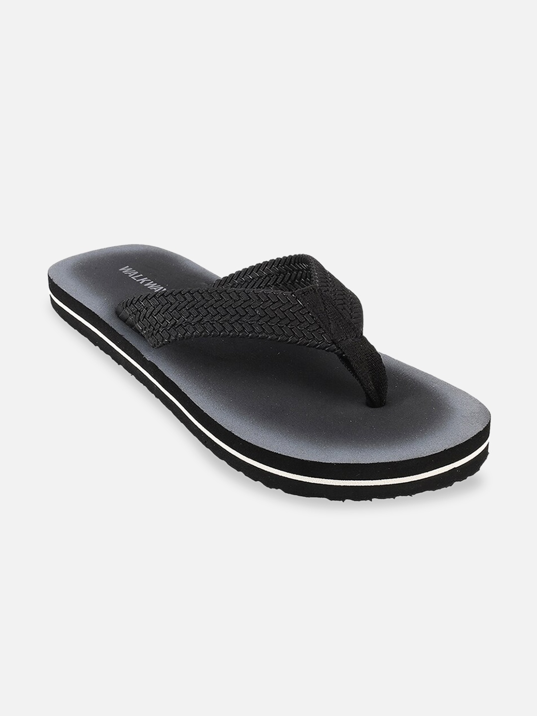 

WALKWAY by Metro Men Black Thong Flip-Flops