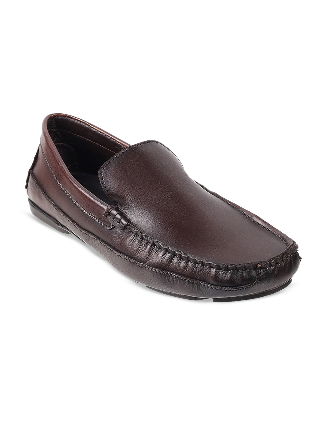 

J FONTINI Men Brown Loafers