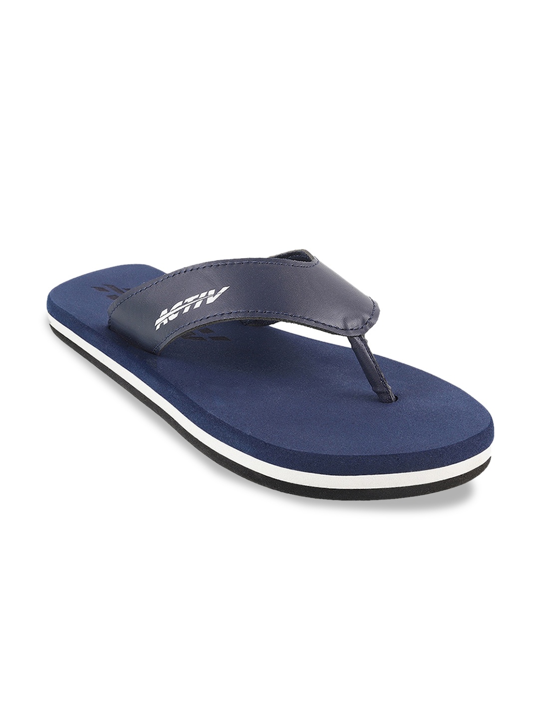 

ACTIV Men Blue & White Thong Flip-Flops