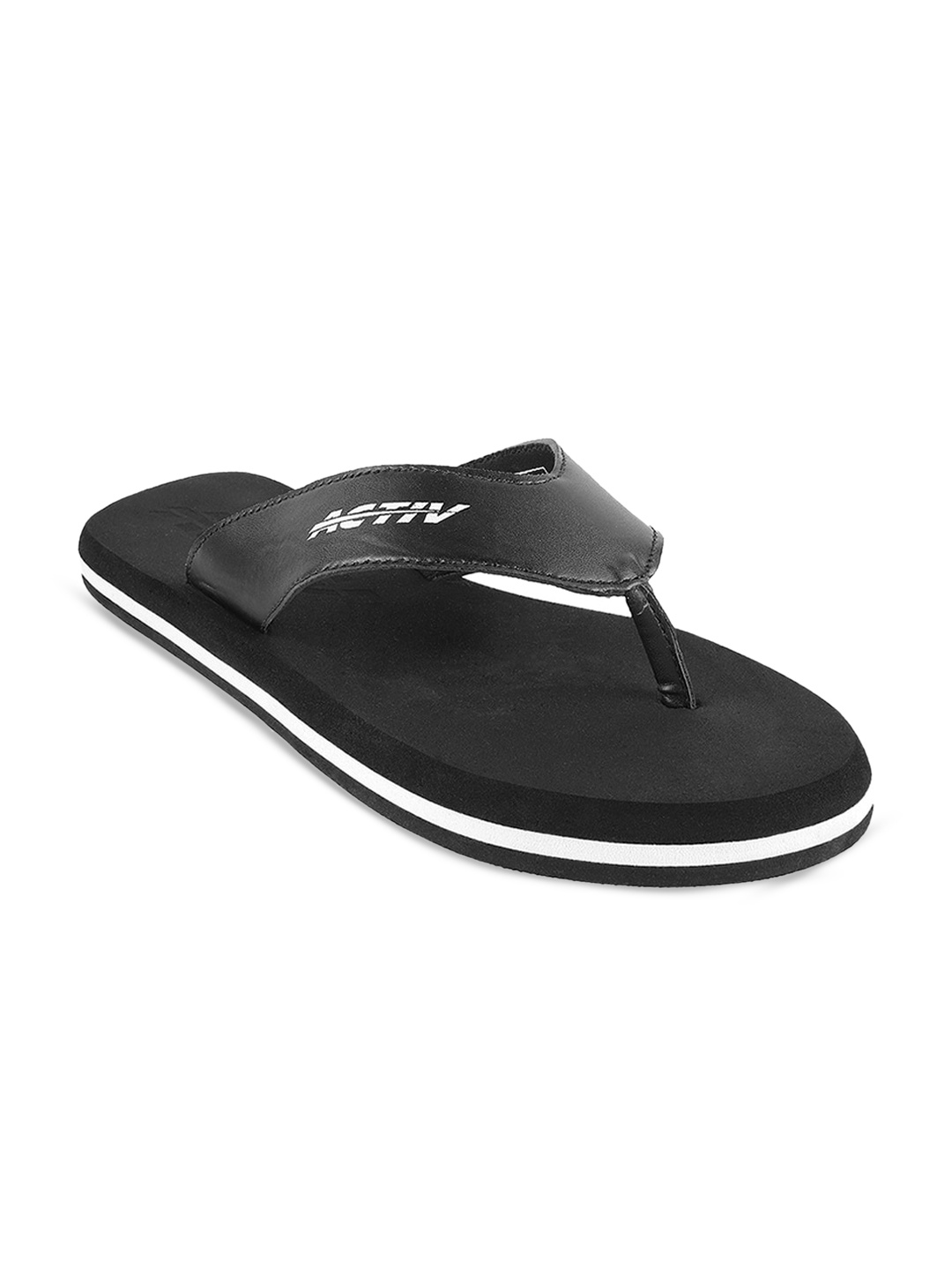 

ACTIV Men Black Thong Flip-Flops
