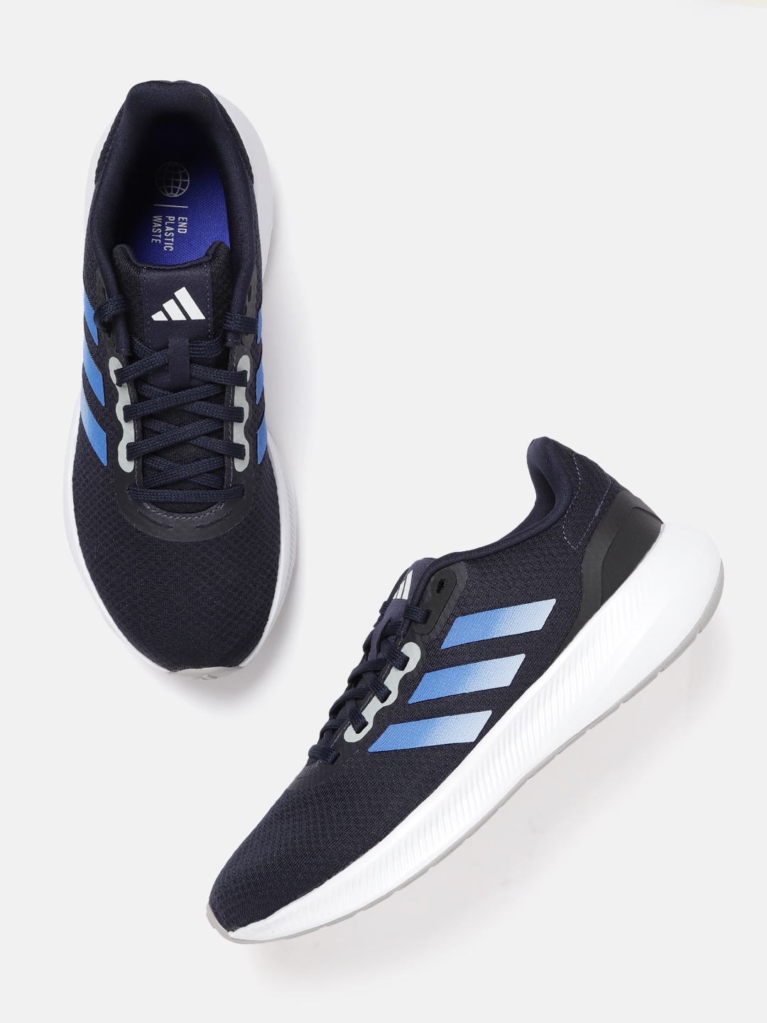 

ADIDAS Men Woven Design Runfalcon 3 Running Shoes, Navy blue