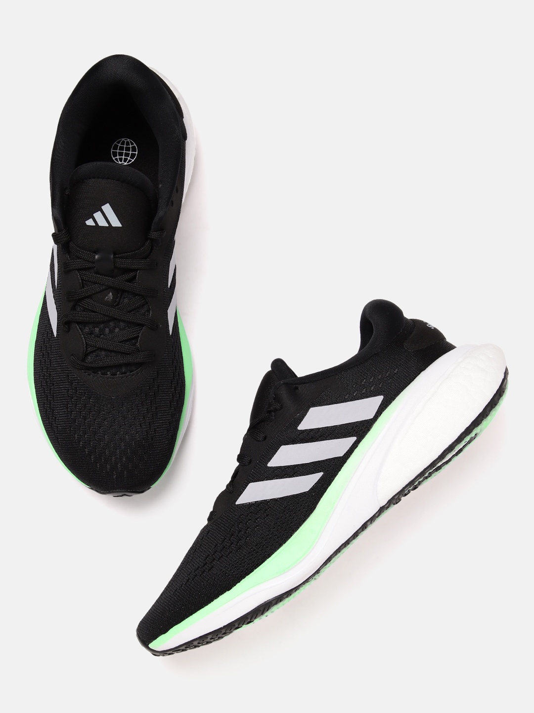 

ADIDAS Men Woven Design Super Nova 2 Running Shoes, Black