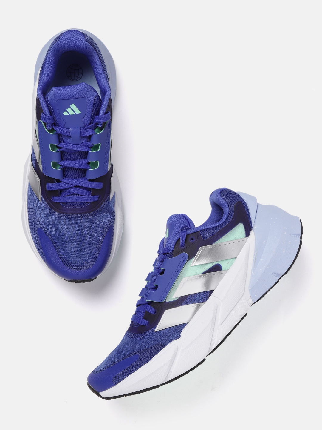 

ADIDAS Men Woven Design Adistar 2.0 Running Shoes, Blue