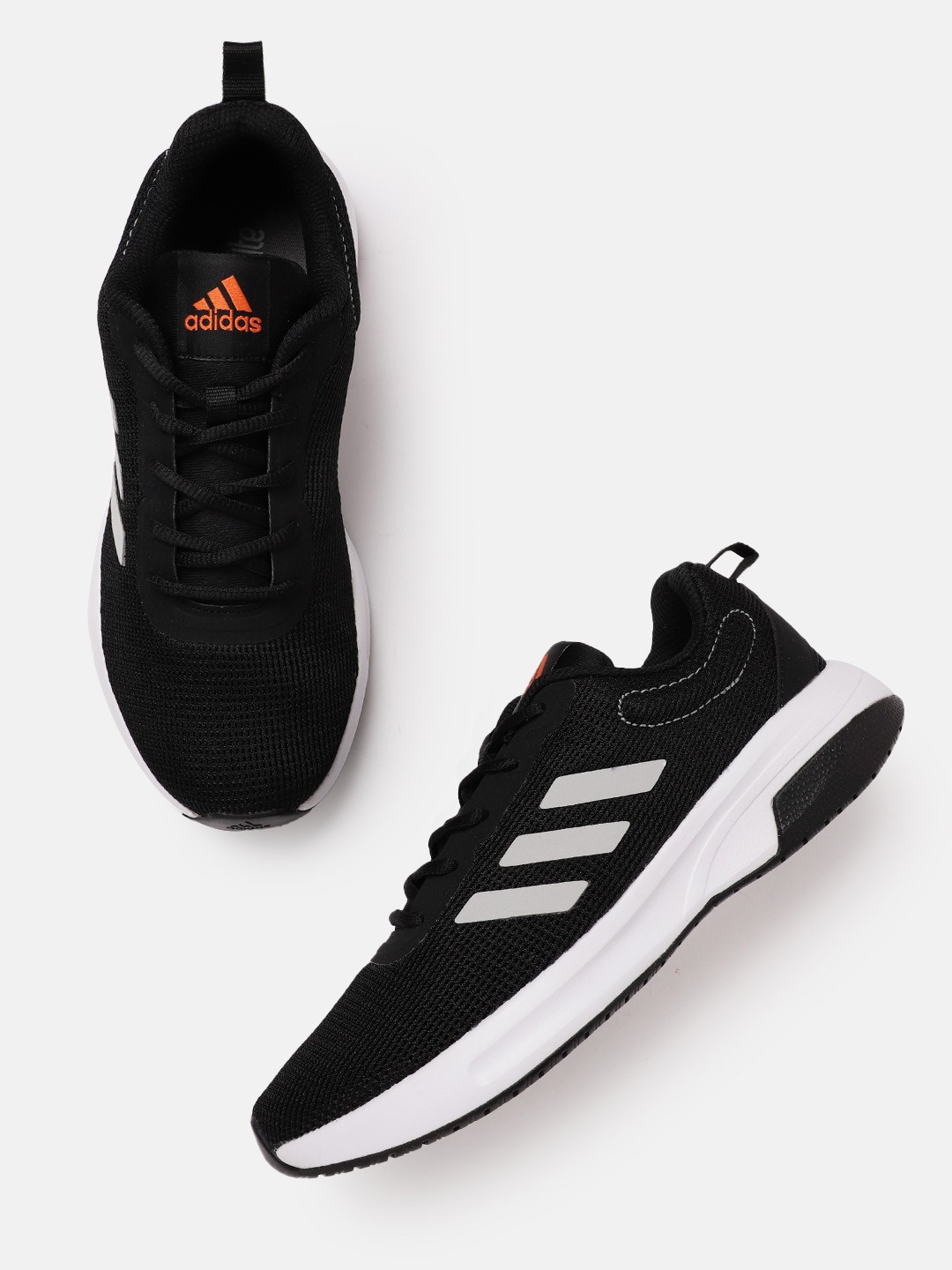 

ADIDAS Men Woven Design Runsteer Running Shoes, Black