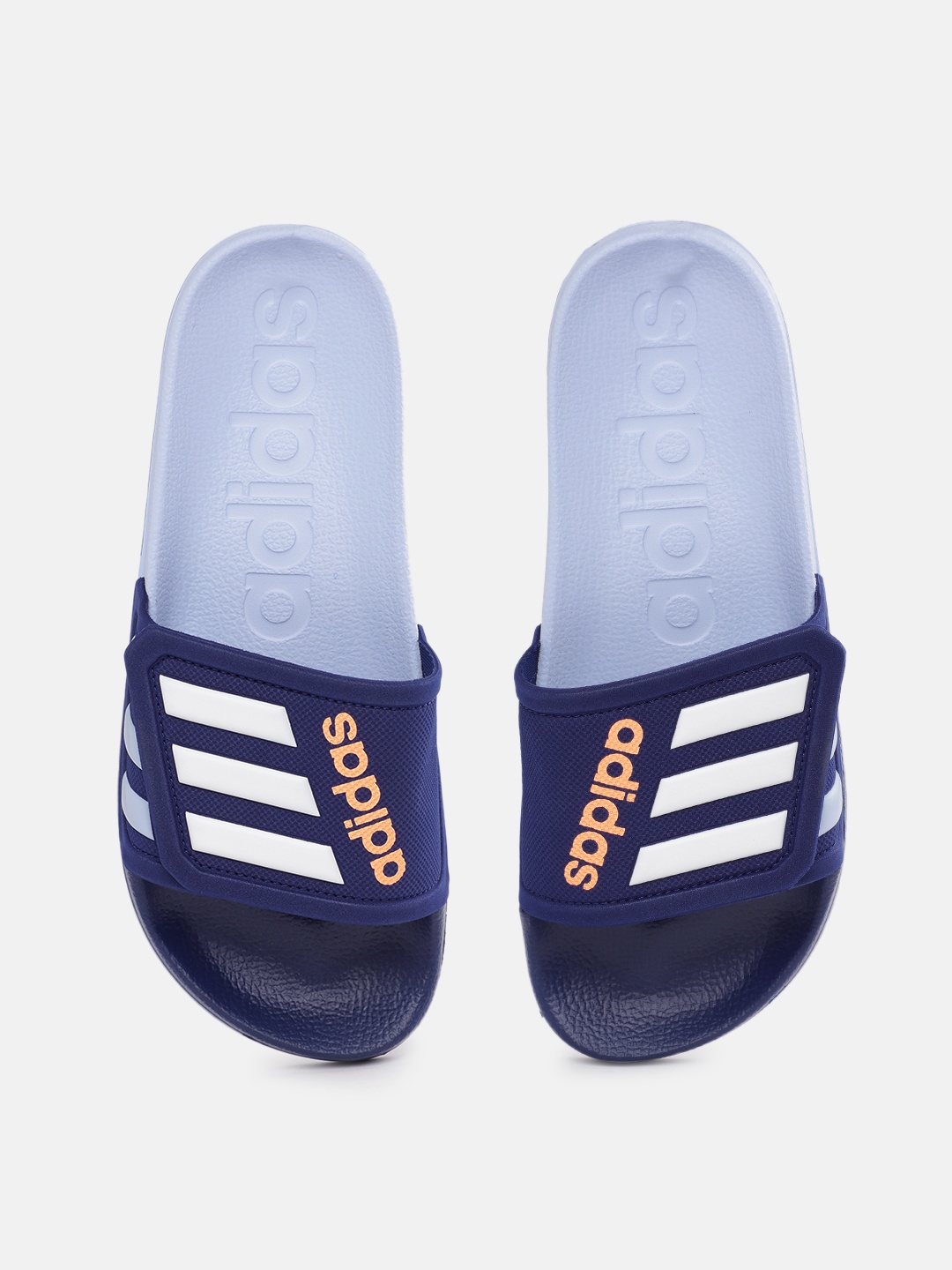 

ADIDAS Unisex Striped Adilette TND Sliders, Blue