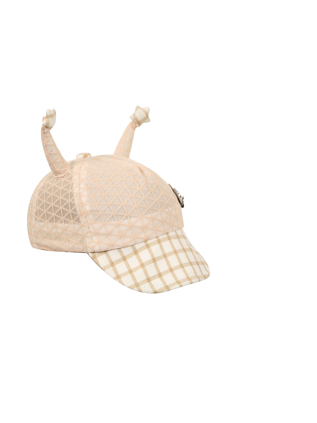 

FabSeasons Unisex Kids Brown & White Baseball Cap
