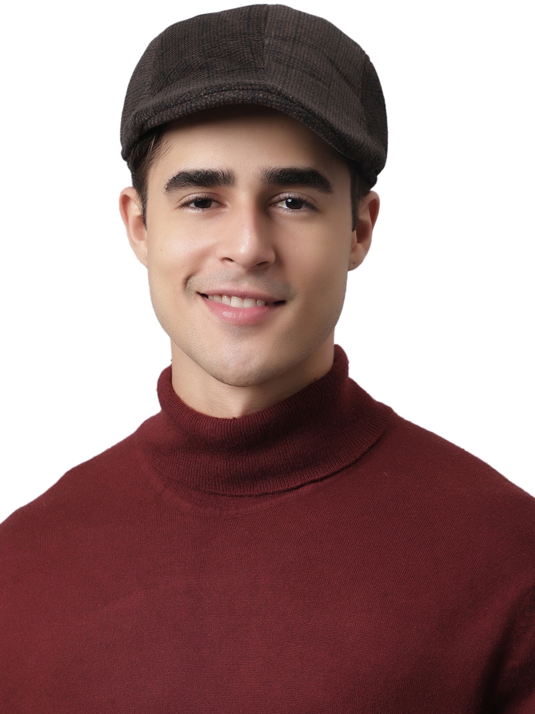 

ELLIS Men Brown Ascot Cap