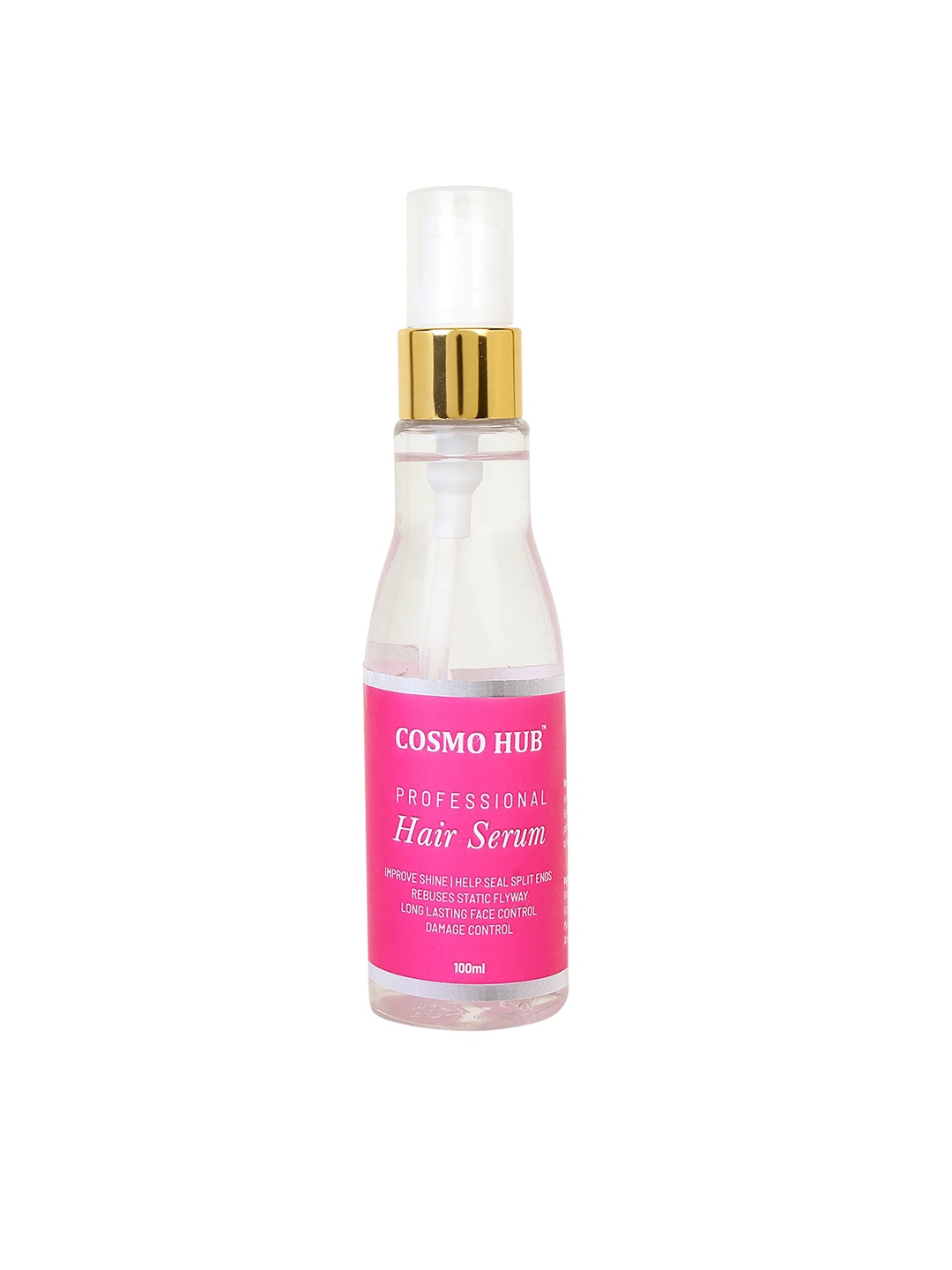 

COSMO HUB Professional Hair Serum with Vitamin E & Almond - 100 ml, Pink
