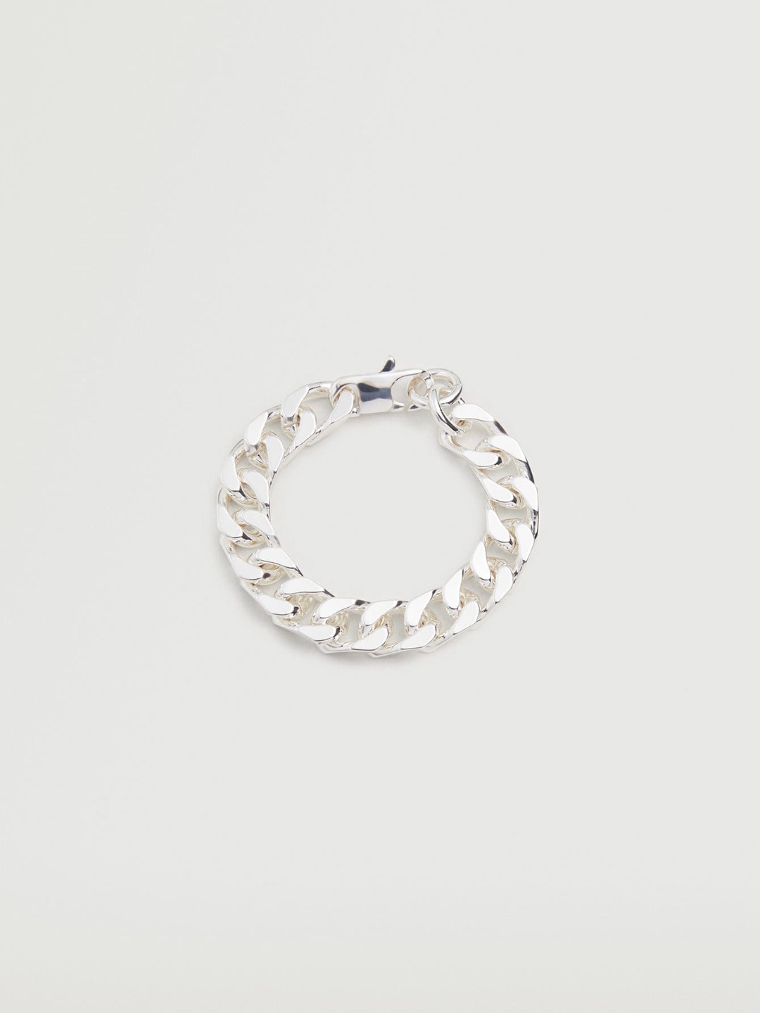 

MANGO Women Link Bracelet, Silver