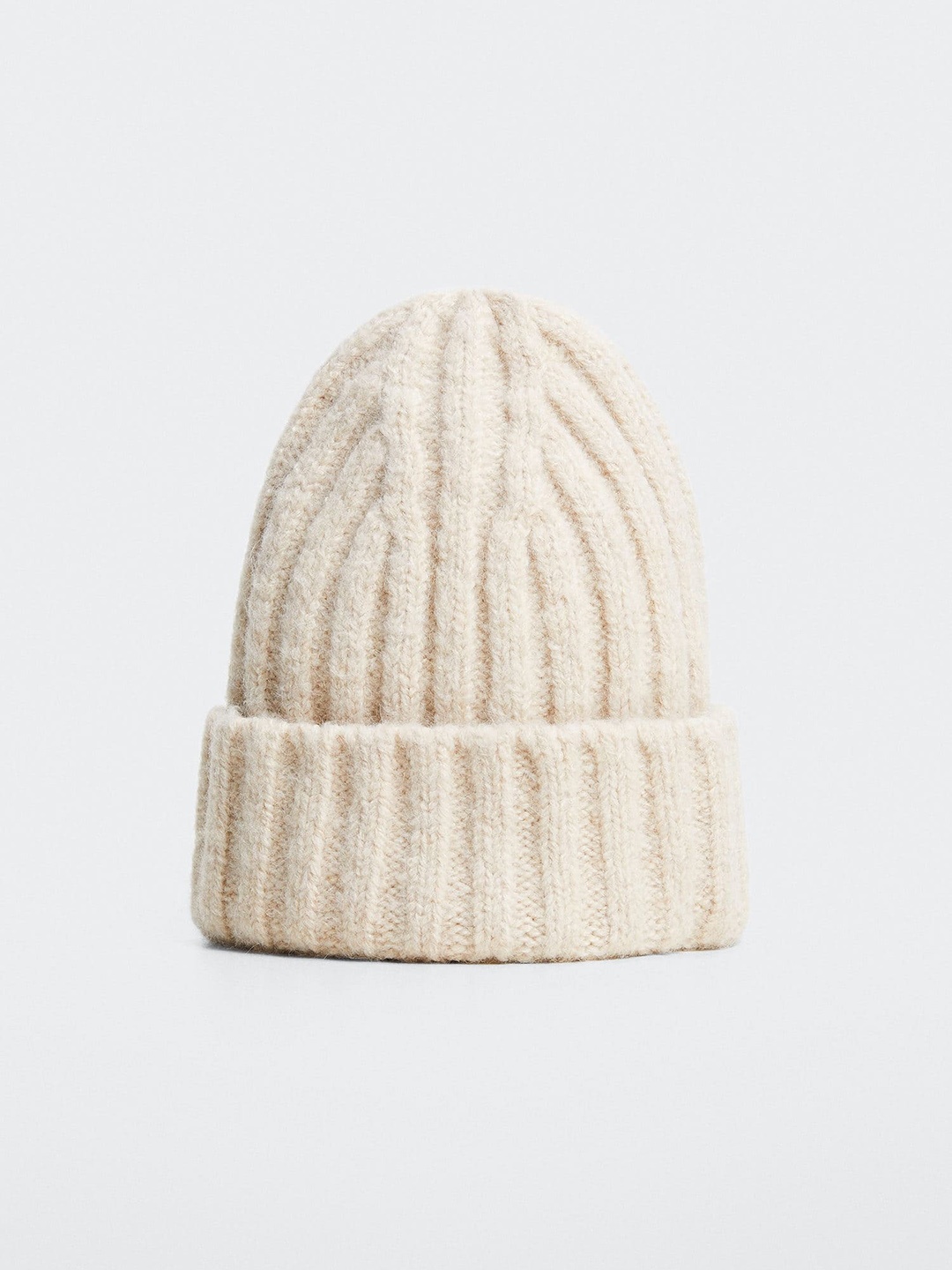 

MANGO Women Beanie Cap, Off white