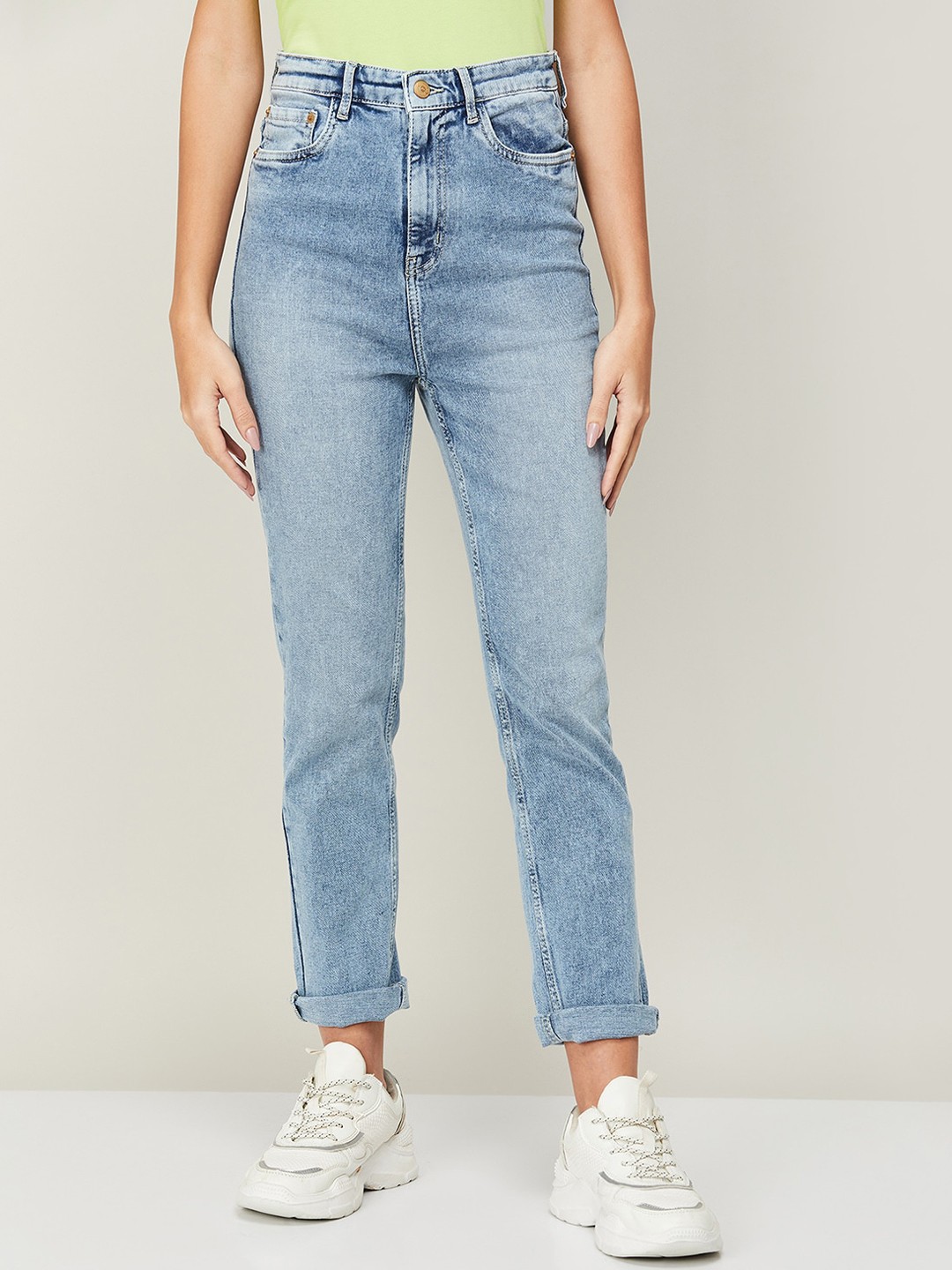 

Fame Forever by Lifestyle Women Blue Heavy Fade Jeans
