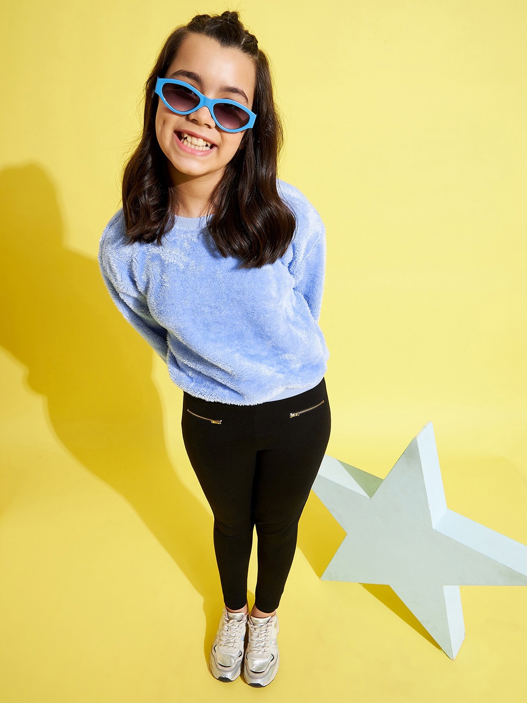 

Noh.Voh - SASSAFRAS Kids Girls Blue Sweatshirt