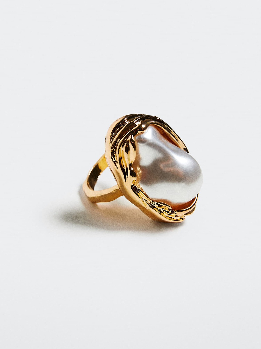 

MANGO Finger Ring, White