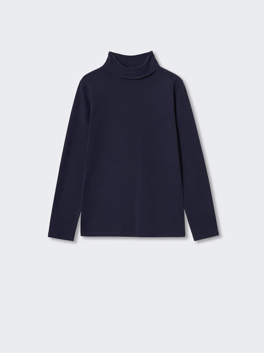 

Mango Kids Boys High Neck Sustainable T-shirt, Navy blue