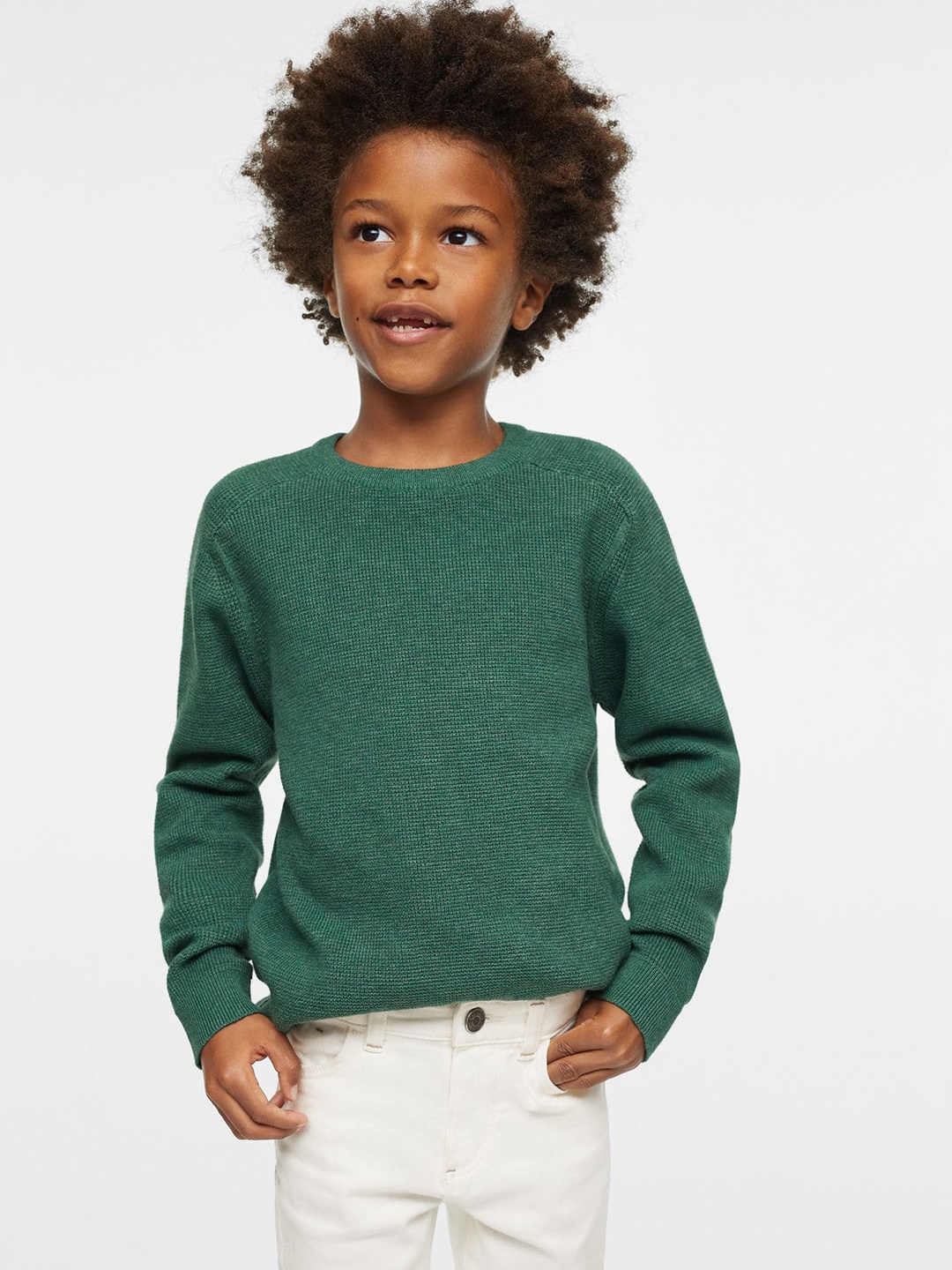 

Mango Kids Boys Sustainable Pullover, Green