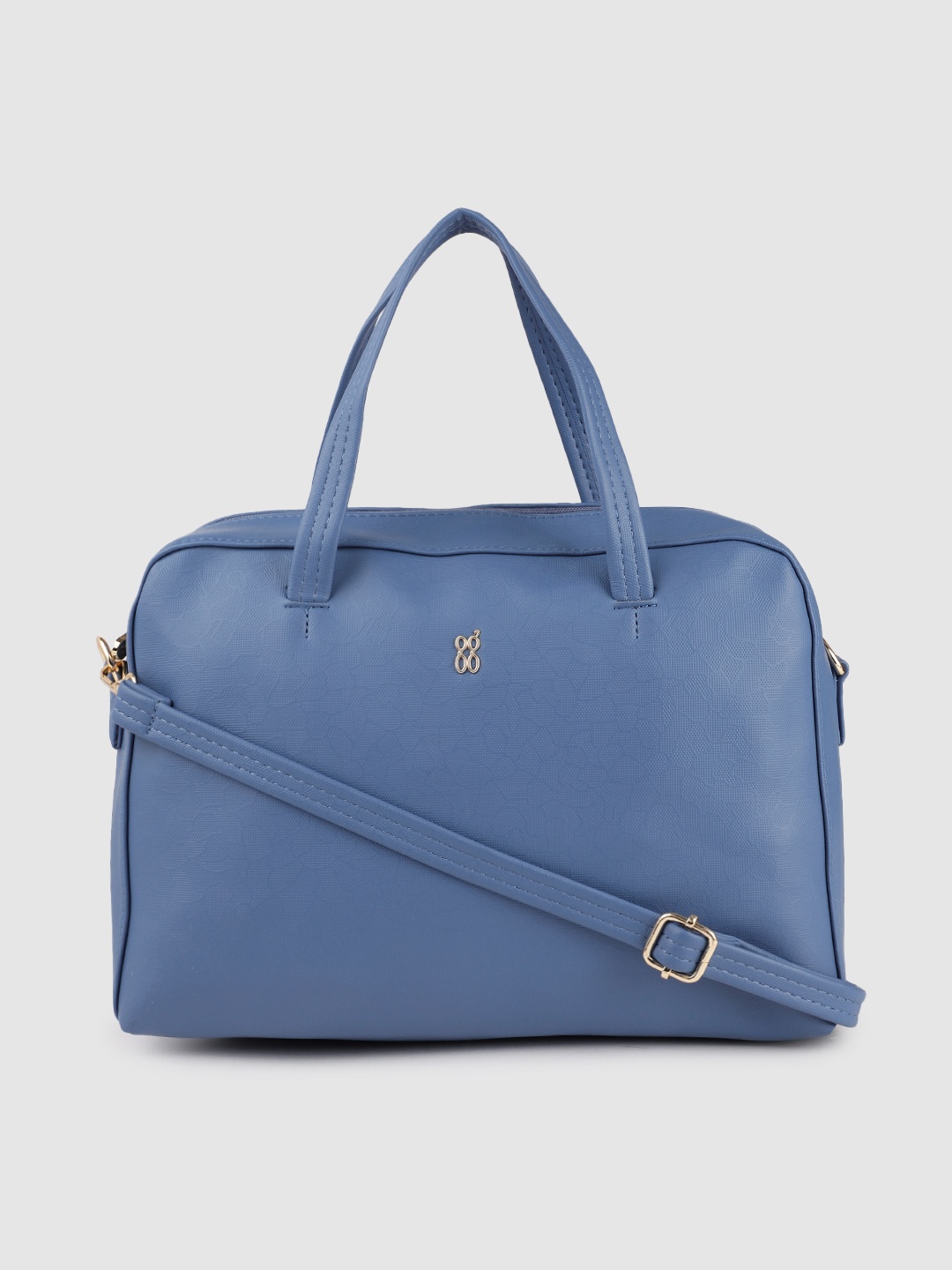 

Baggit Solid Handheld Bag, Blue