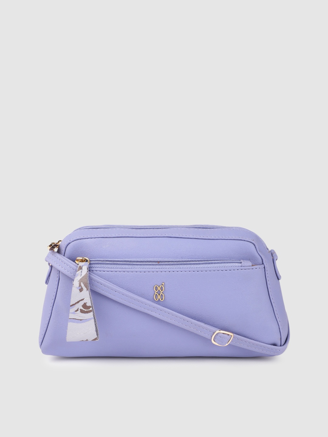 

Baggit Lavender Solid Sling Bag
