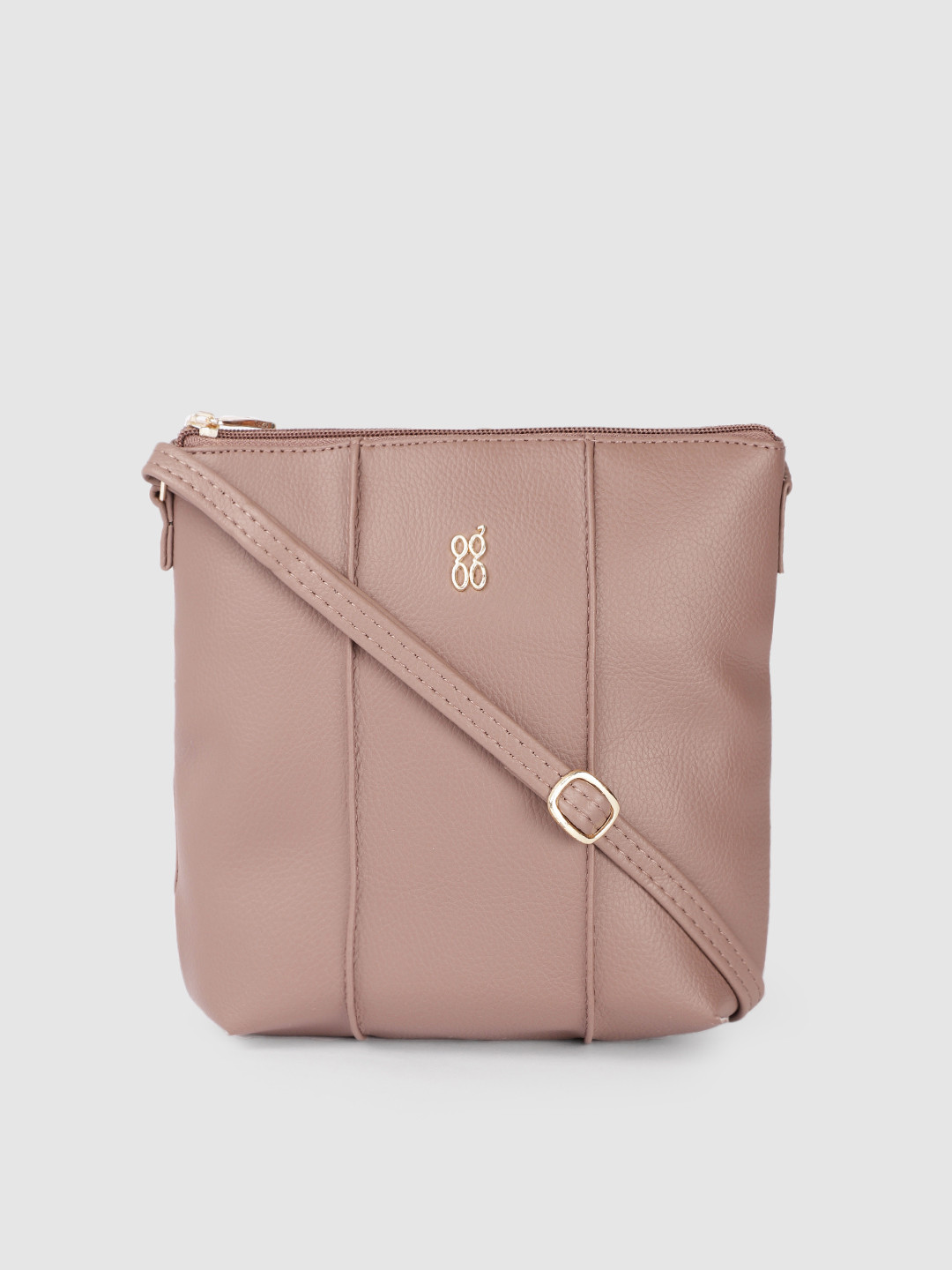 

Baggit Structured Sling Bag, Rose