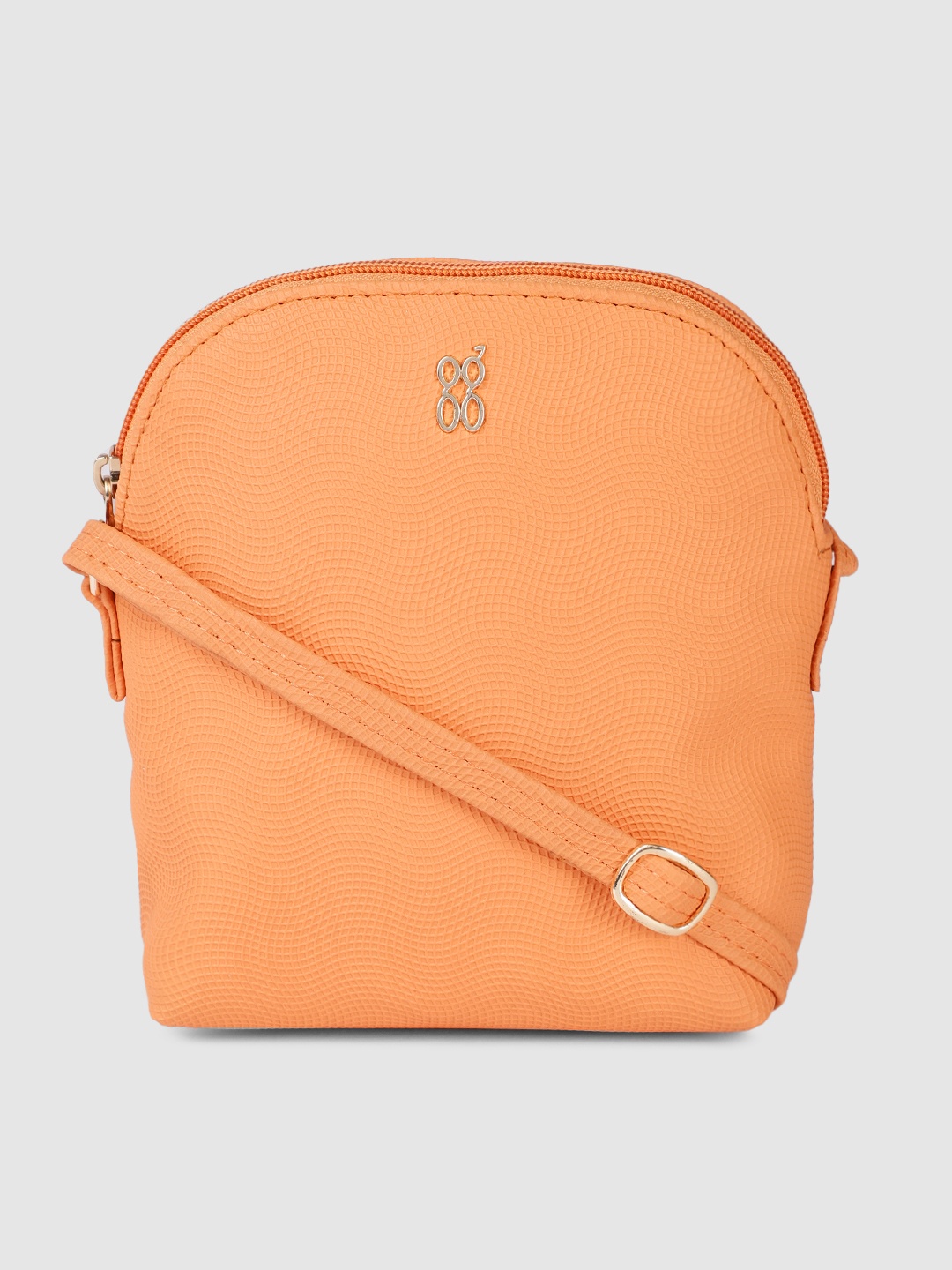 

Baggit Structured Sling Bag, Orange