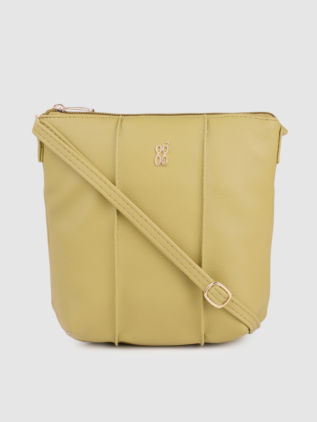 

Baggit Solid Sling Bag, Green
