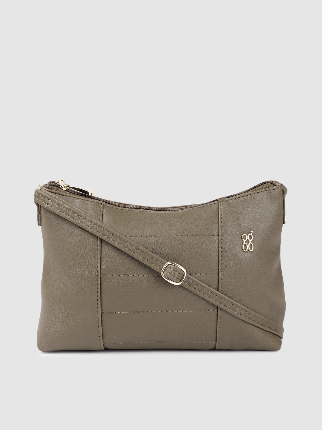 

Baggit Green Solid Sling Bag