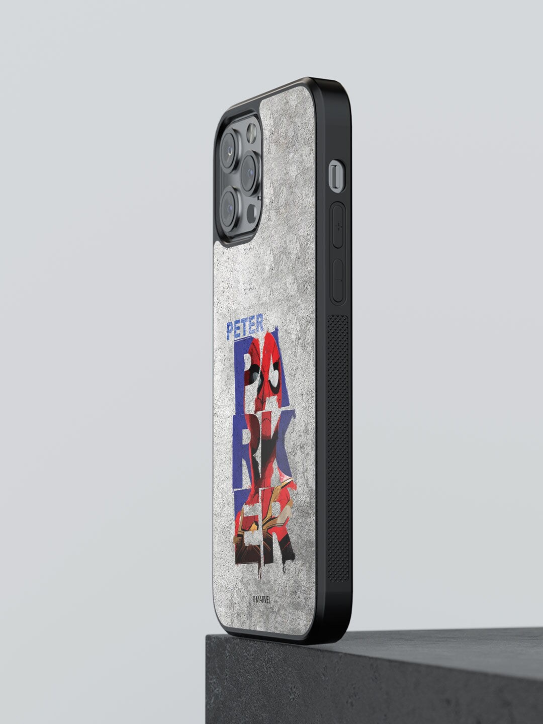 

macmerise Grey & Blue Peter Parker Grunge Design iPhone 13 Pro Max Back Case