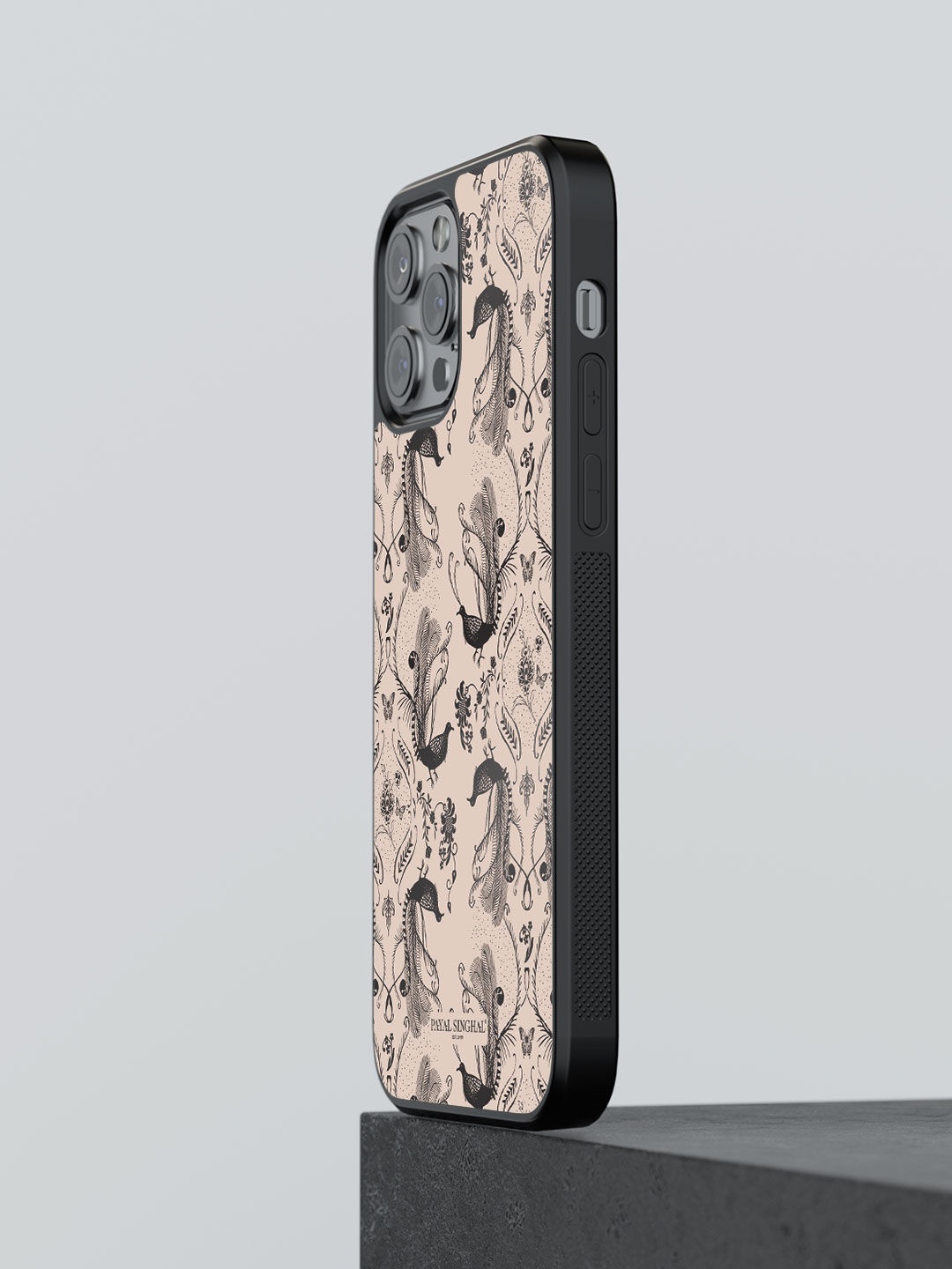 

macmerise Cream Payal Singhal Blush Arabic Jannat Design iPhone 13 Pro Max Phone Case