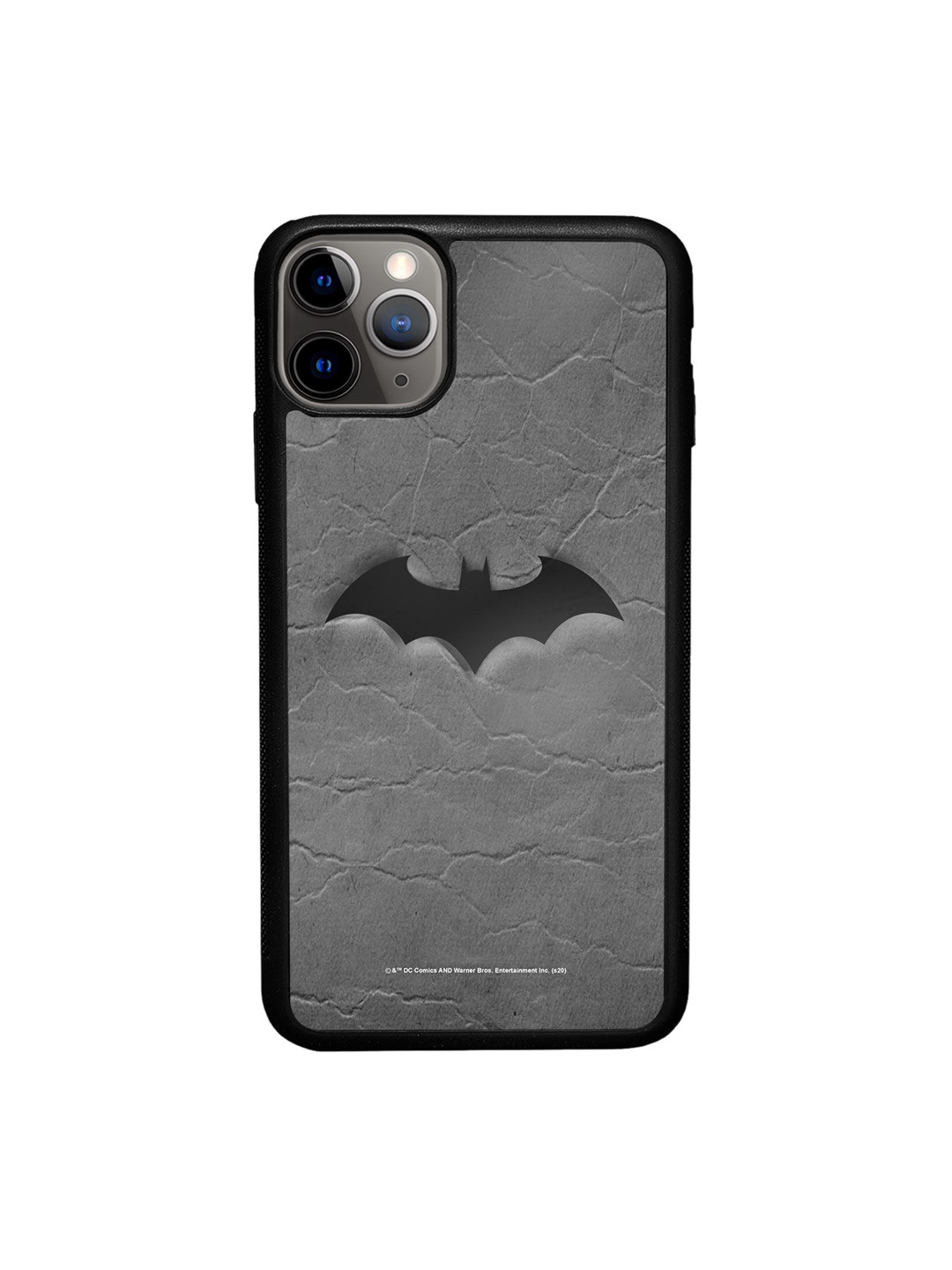 

macmerise Grey Fade Out Batman Printed iPhone 11 Pro Max Bumper Case