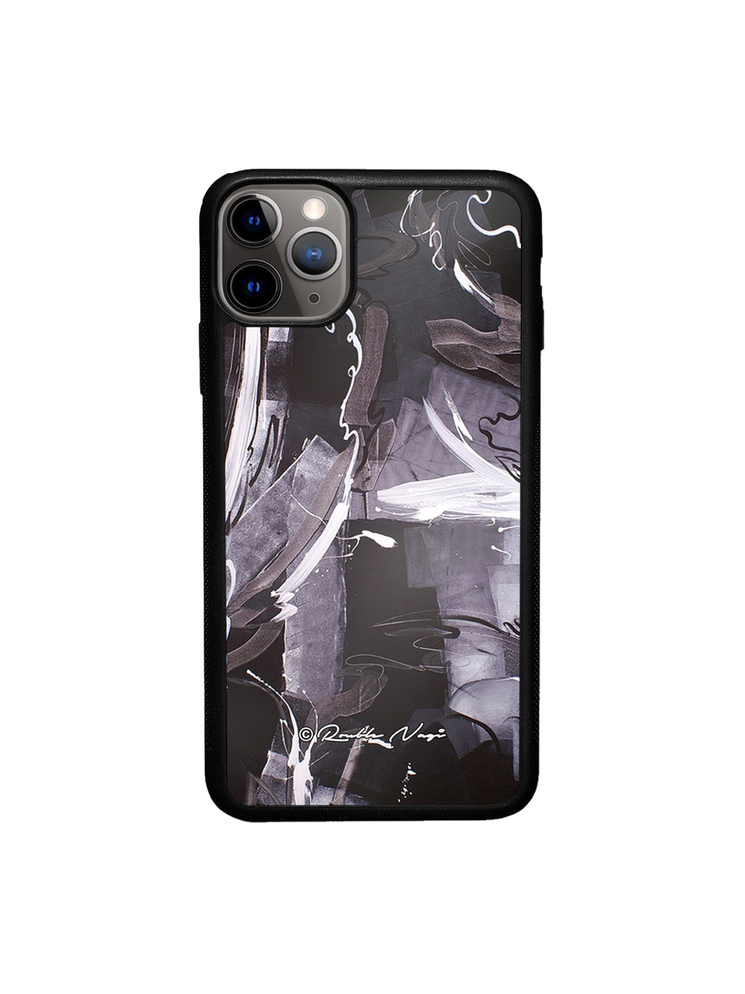 

macmerise Flashback Design iPhone 11 Pro Max Phone Back Case, Grey