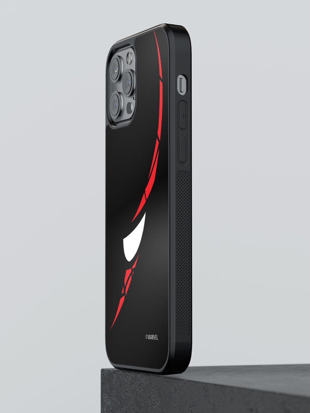 

Macmerise Black The Amazing Spiderman Design Printed iPhone 13 Pro Max Bumper Phone Back Case