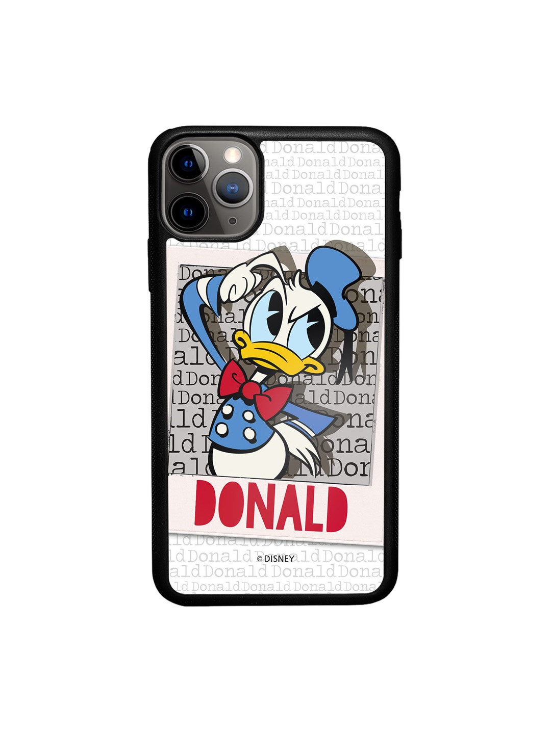 

macmerise White & Blue Donald Duck Printed iPhone 11 Pro Max Bumper Case
