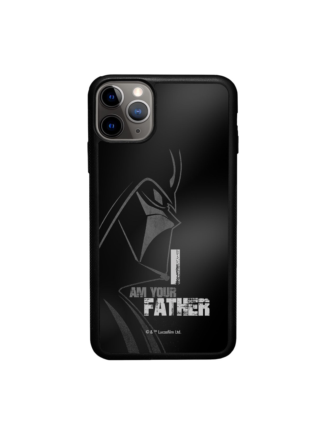 

macmerise Black & White Printed iPhone 11 Pro Max Bumper Phone Back Case