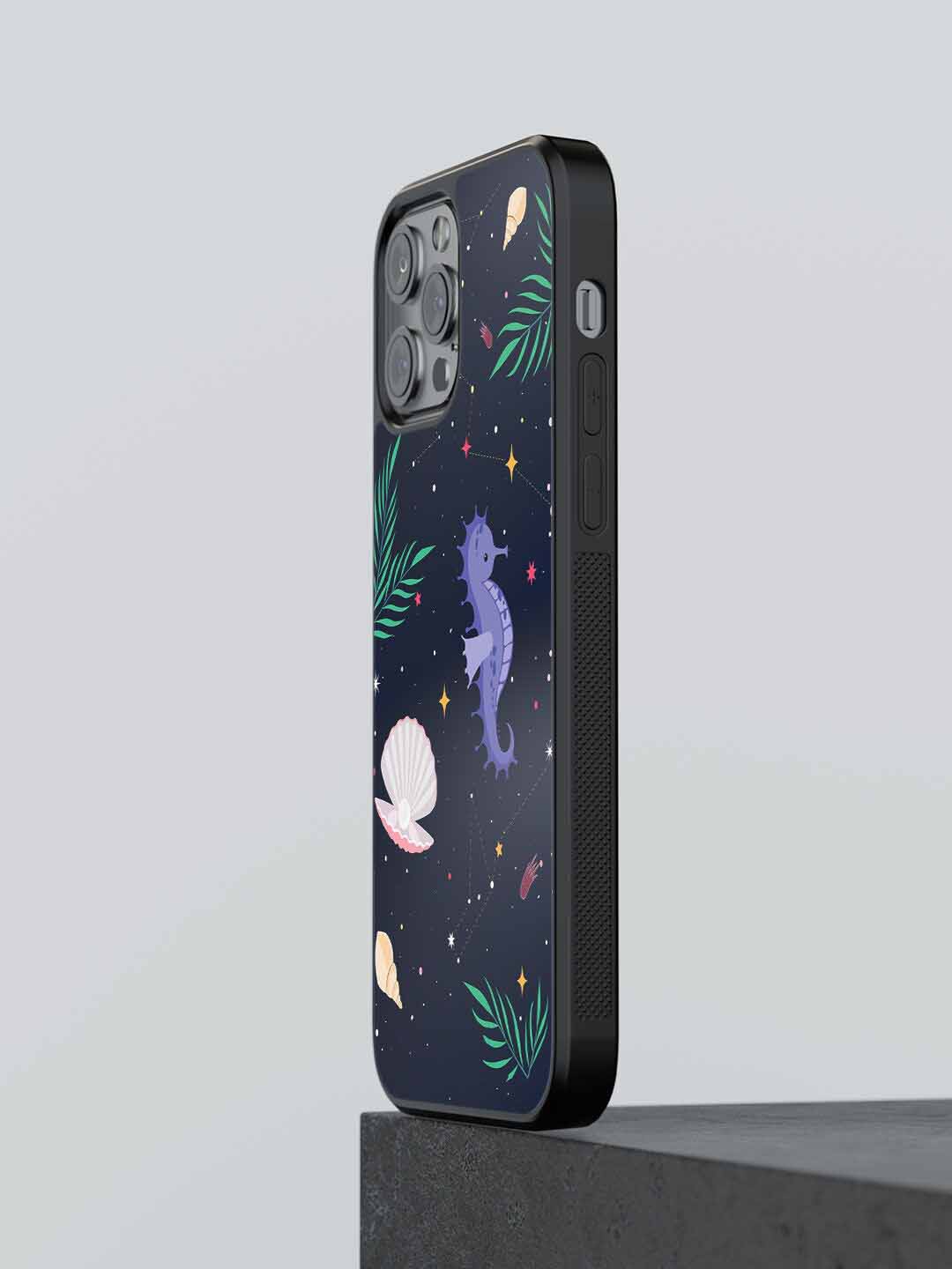 

macmerise Blue Printed iPhone 11 Pro Max Bumper Phone Back Case