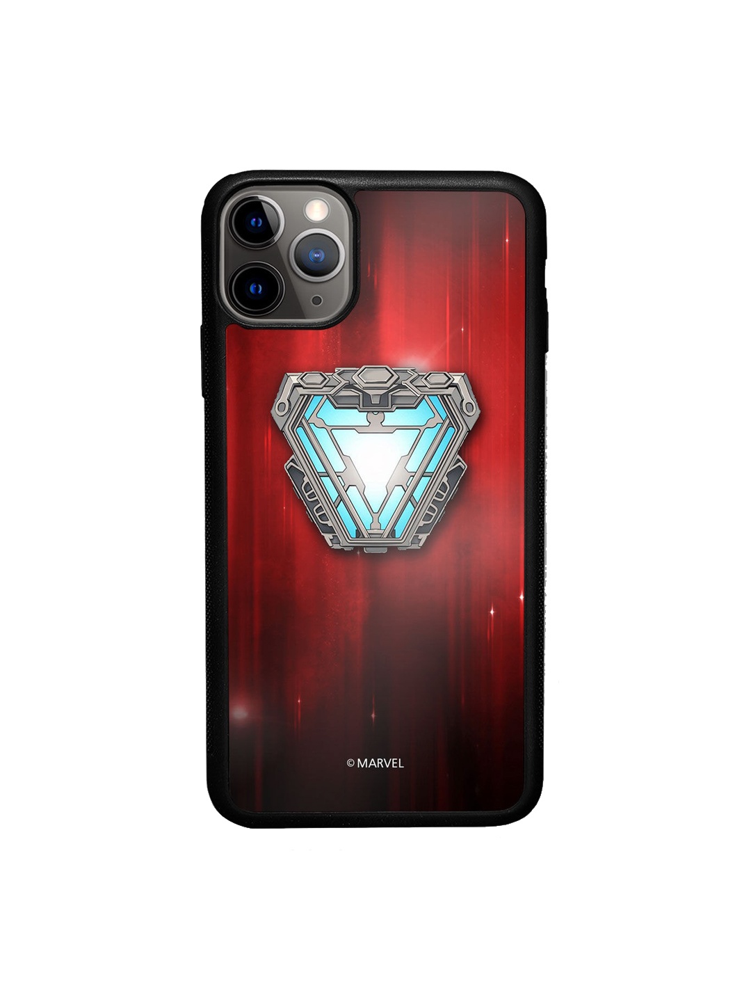 

macmerise Red & Blue Iron Man Printed iPhone 11 Pro Max Bumper Mobile Phone Case